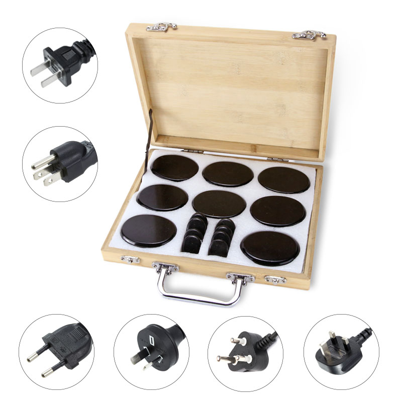 Hot Basalt Stone Massage Kit – - огляд і ціна Spa Wellness Rockwell