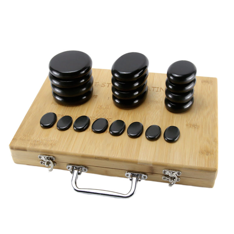Hot Basalt Stone Massage Kit – - огляд і ціна Spa Wellness Rockwell